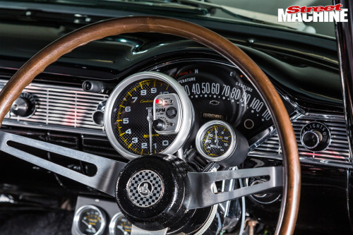 chromencurves:    1000 HP Blown 1957 Chevy 210  Photos from Street Machine, taken by Chris Thorogood.