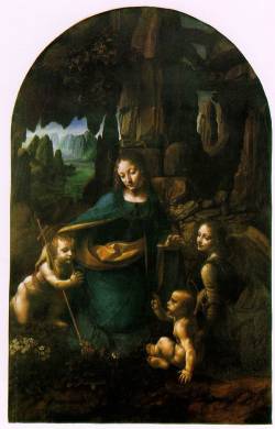 Missdanidaniels:  Deadpaint:  Leonardo Da Vinci, Virgin On The Rocks  “Virgin On