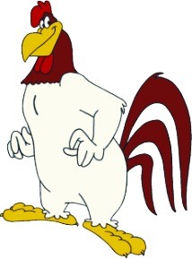 Raven look like Foghorn Leghorn