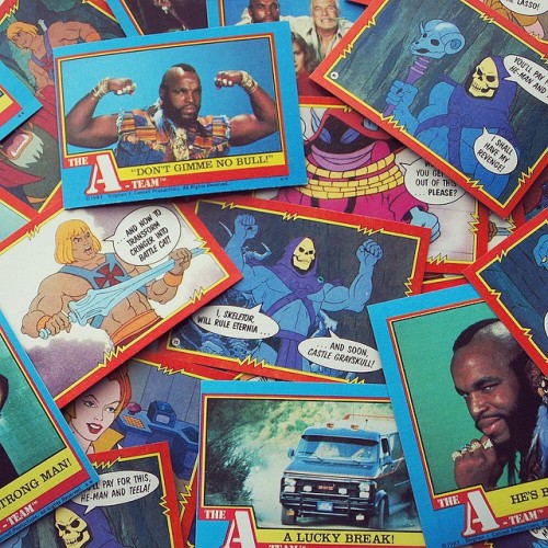 Just arrived! Scored a boatload of A-TEAM & He-Man cards to throw into the freebie mix. All for 