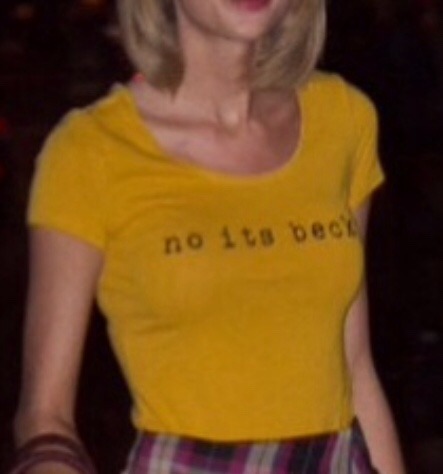 officialtaylornation:  &ldquo;no it’s becky&rdquo;