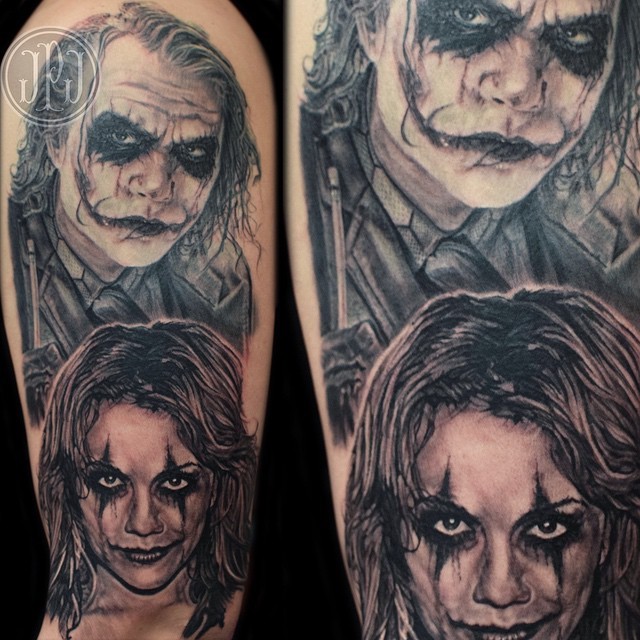 dc villain tattoos