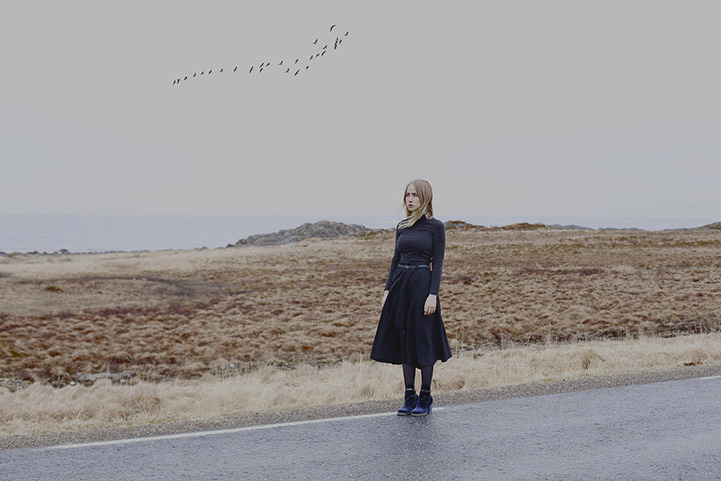 mymodernmet:  These elegant self-portraits by London-based photographer Mariell Amélie