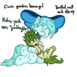 Askflowertheplantponi:  Jagmodblog:  Shiny And Flower Having A Cute Family Moment.