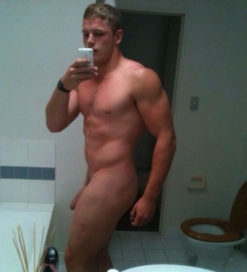 straightalphamen:  George Burgess- A fine as fuck Rugby player who’s big uncut
