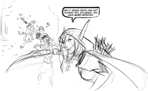 Three Sisters pt. 5Sylvanas: There are certain advantages to being undead (u might like it ;))Sylvan