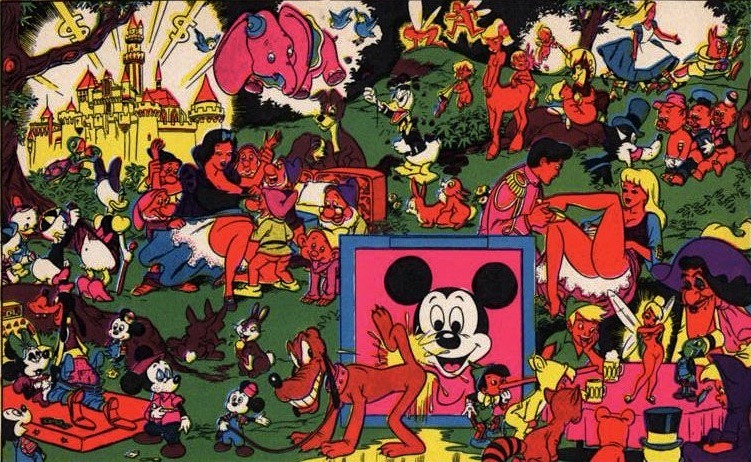 Magic Transistor â€” Wally Wood, Disneyland Orgy, c. 1967.