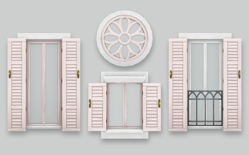 Mediterranean Build SetThese beautiful Wedding Stories windows and doors now come in 36 swatches eac