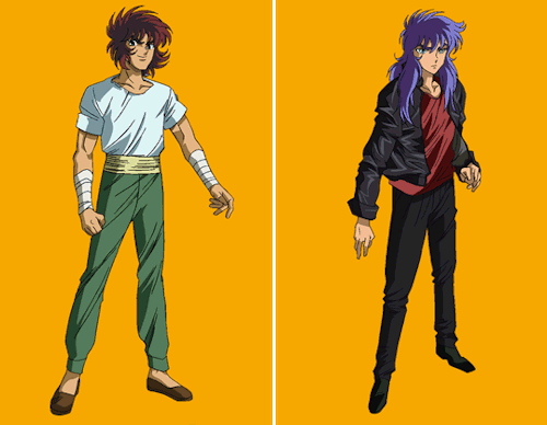 cavaleiros: Gold Saints character designs for “Saint Seiya: Soul of Gold”. Some dress ethnic, Some c