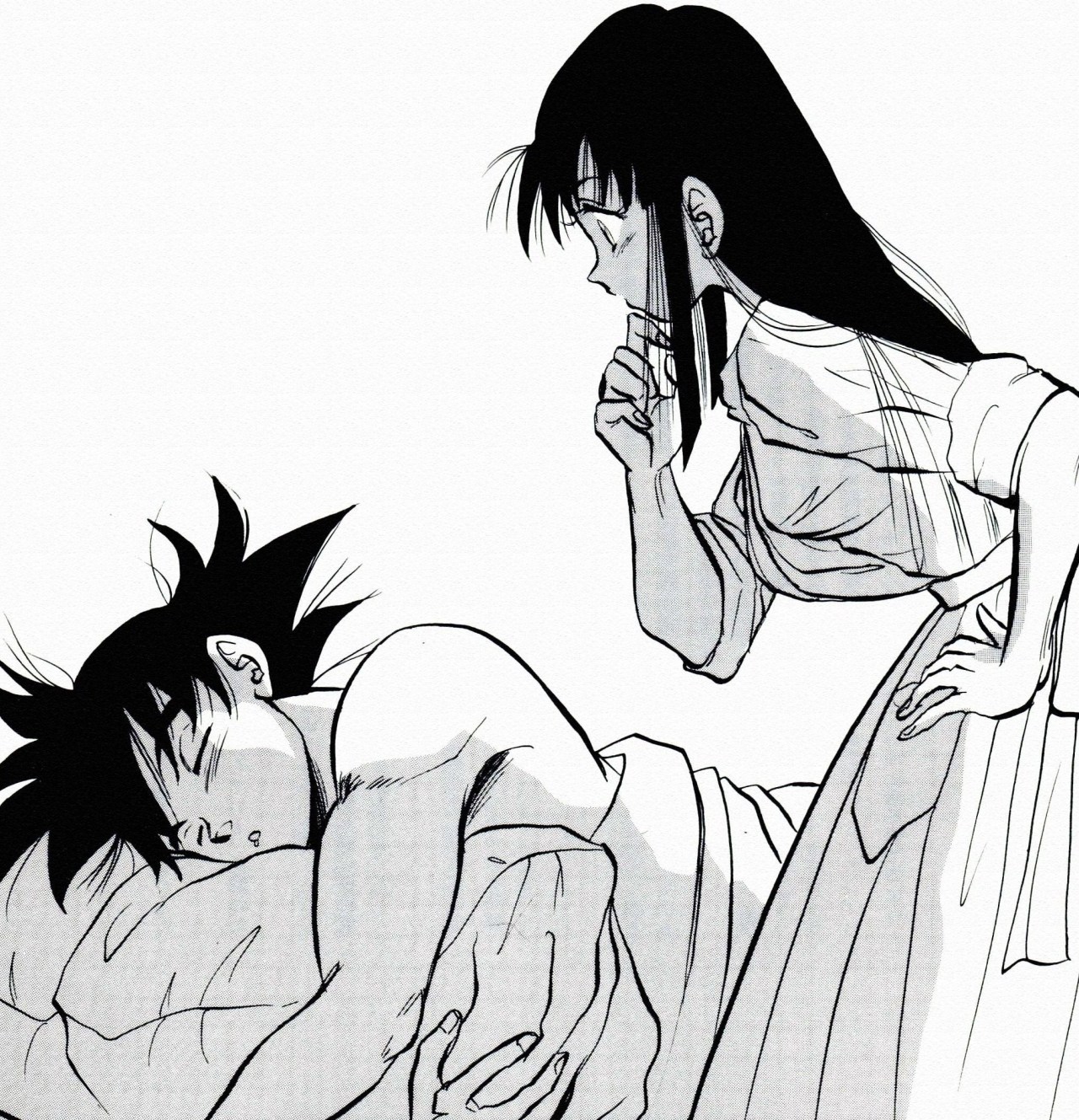 Goku-x-Chi-Chi — code-9045yx: Goku and Chichi from piece of...