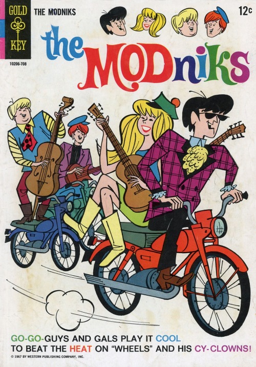 cryptofwrestling:  The Modniks #1(1967) My find of the day… 