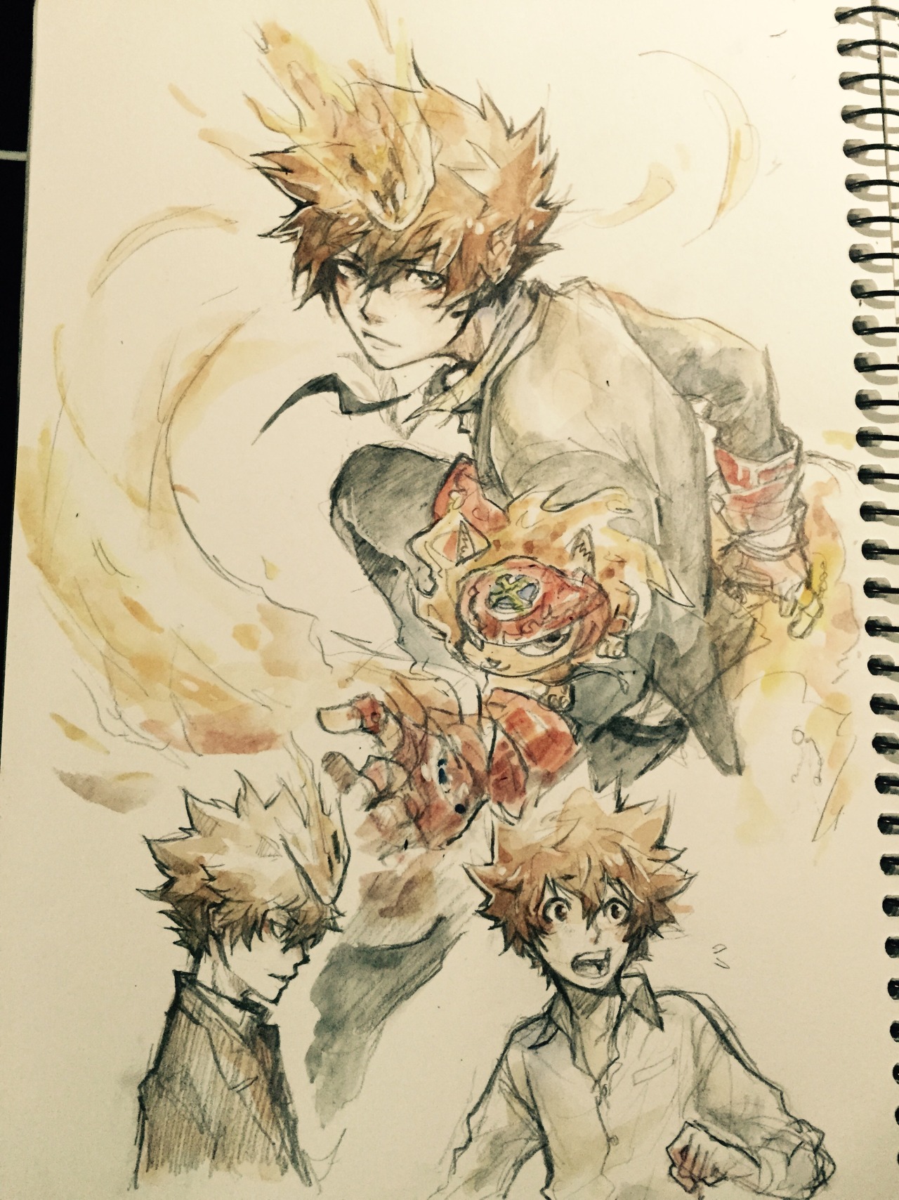 meltesh28:  my sketchbook is like 90% tsuna by now?? [sweats]here’s a bunch of
