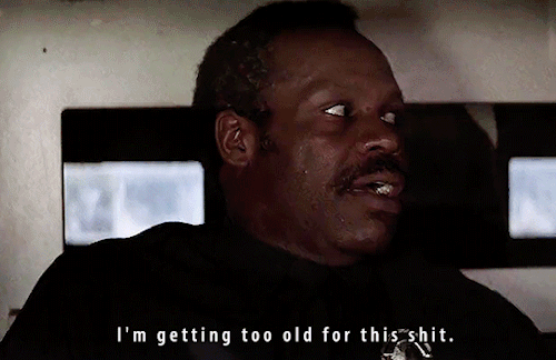 junkfoodcinemas:Danny Glover as Roger Murtaugh in the Lethal Weapon series (1987-1998)
