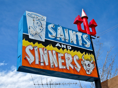 juicylilsecrets: chillypepperhothothot: Saints and Sinners, Espanola, NM by Robby Virus on Flickr. T