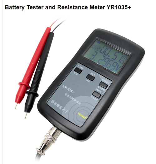 Battery Tester and Resistance Meter YR1035+
The YR1035+ measures the voltage and the internal resistance (Ri) of the cells and batteries. It is one of the most practical and reliable products on the market.
If you need to check the voltage and the...