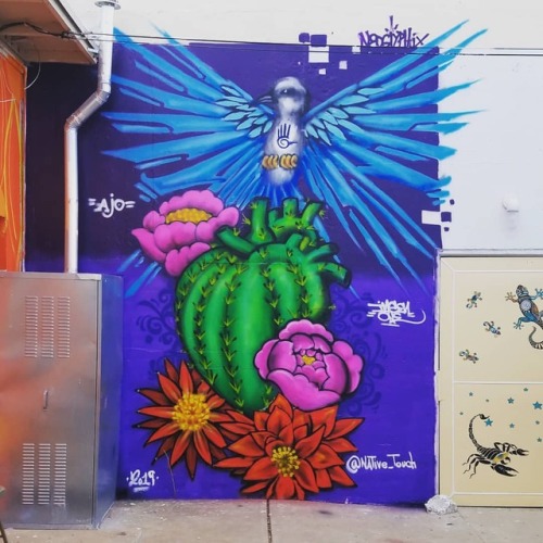 Had a blast painting this out in Ajo this weekend!! Glad I got to meet all the people I got to know 