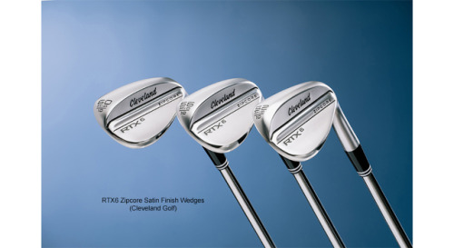 RTX 6 ZipCore Wedges by Cleveland
By ED TRAVIS
Cleveland Golf, known as a maker of first-rate wedges, has an addition to their lineup, the RTX 6 ZipCore, featuring redesigned grooves and their low-density core construction.
[[MORE]] Fast Facts...