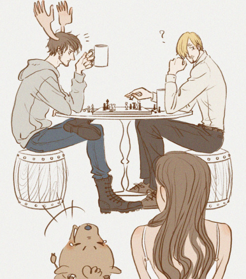 zoeychuannn: Sanji won the game because Law couldn’t focus at all after that lol.