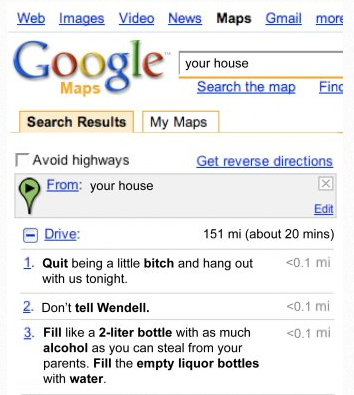 collegehumorclassics:  Google Maps Invites You to a Field Party Friday Night Don’t