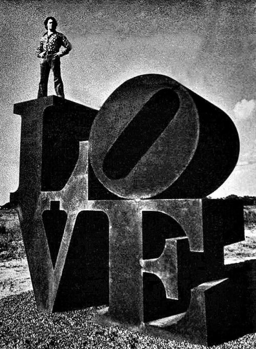 danismm: “Love and the artist.” Robert Indiana, 1969.