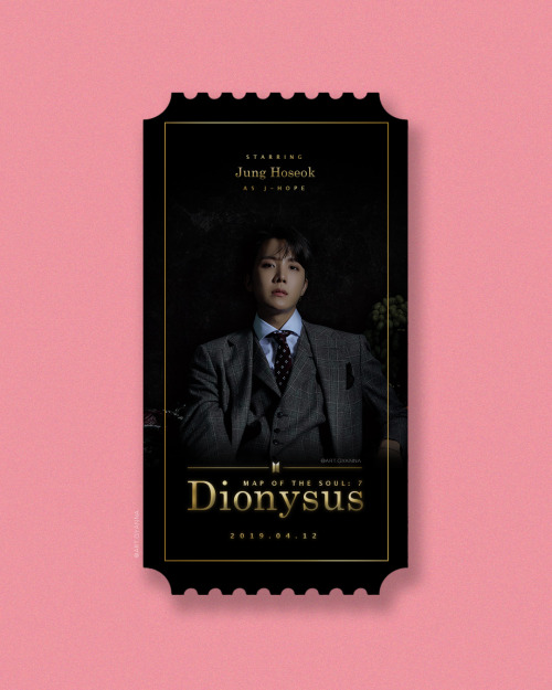 ly-singularity:bts movie ticket design concept: dionysusinspired by custom movie tickets in south ko