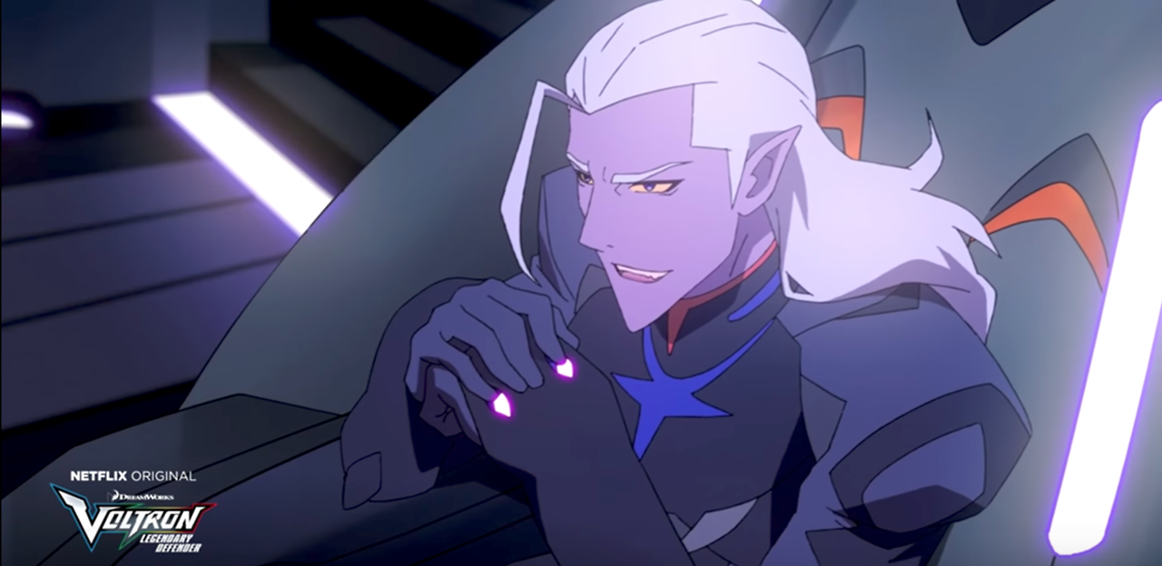paladinprotector:  screenshots of prince lotor from new season 3 trailer