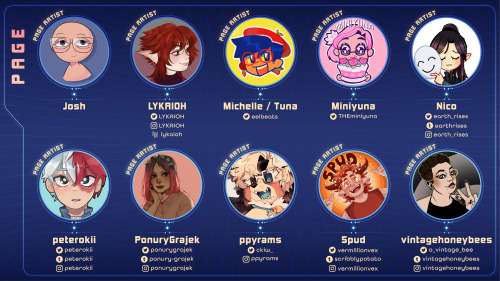 ✨CONTRIBUTOR LINEUP✨ It’s time to meet the team! Please give a warm, heroic welcome to the con