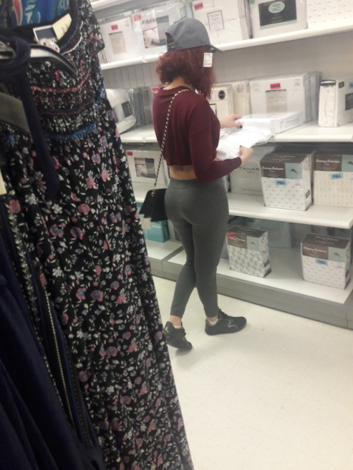 creepshots: Very Hotttttt Ass I had to go Back in store to get !! Shopping with her Man !! Sorry Bud