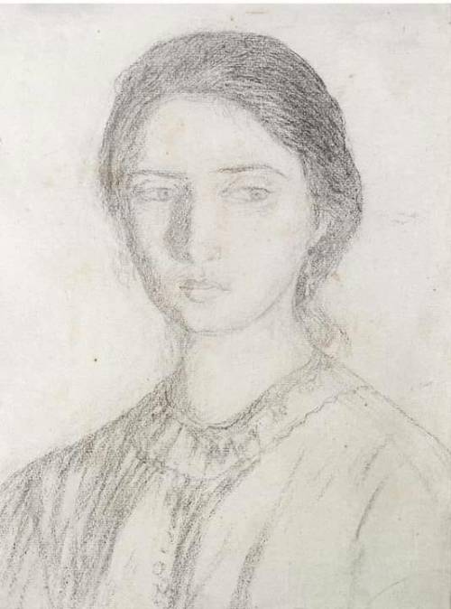 Portrait of Dorelia   -   Gwen JohnWelsh, 1876 - 1939pencil, 31 by 24cm.; 12¼ by 9½in.