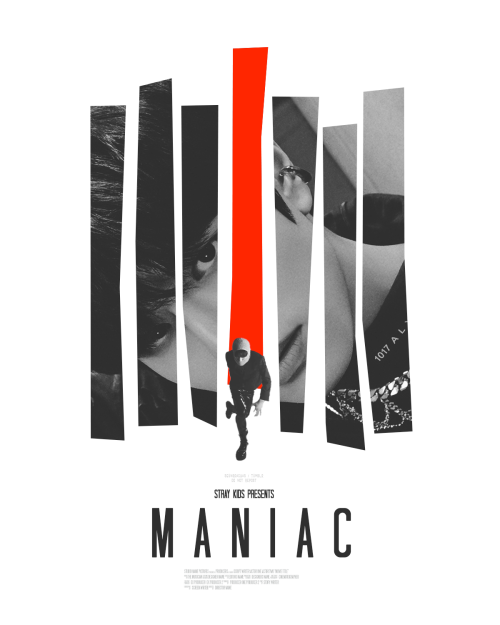 seungrachas:stray kids ‘maniac’ ; based off of thriller movie posters