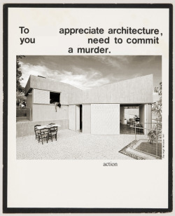 dcontrog:  Architectures for Advertisement [to appreciate architecture you need to commit a murder]