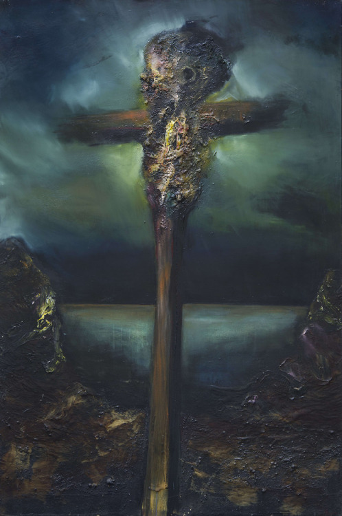 Antoine Correia (French, b. 1972, based Nantes, France) - Crucifixion XVIII, 2010  Painting: Oil