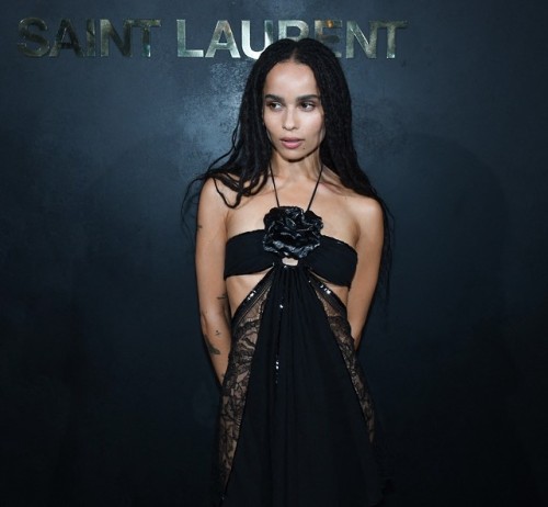 Zoé Kravitz at the Saint Laurent Spring/Summer 2020 show