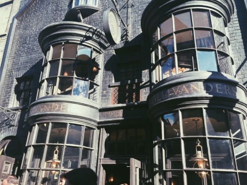 eyeamerica:The new Diagon Alley in the Wizarding World of Harry Potter was so freakingg cool. Cast