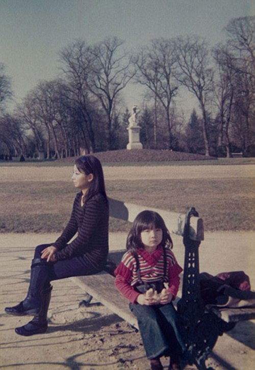 solacebaby: Japanese photographer Chino Otsuka’s took old photos from her childhood and put pi