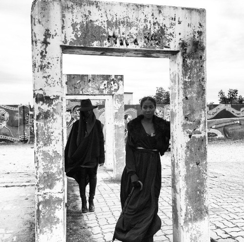 Throw back of some bts shots I took of Amenta’s ‘Stormy Weather’ video shoot Witch Prophet