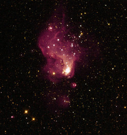 just&ndash;space:  A Giant Star Factory in Neighboring Galaxy NGC 6822  NASA js