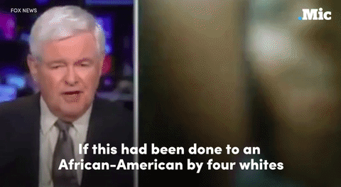 the-movemnt:Newt Gingrich just commented on the horrifying kidnapping and attack of a white special needs teen — and got it all wrong. (x) | follow @the-movemnt