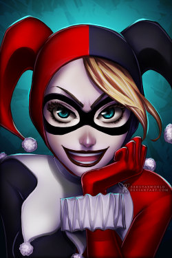 Comm: Harley Quinn by sakuyasworld 