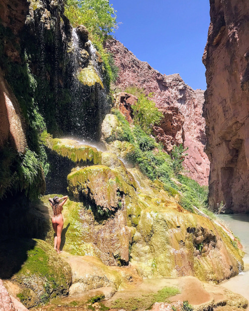 naturalswimmingspirit: shanelleypoo I’d rather be naked showering in a waterfall…. how about you?Pho