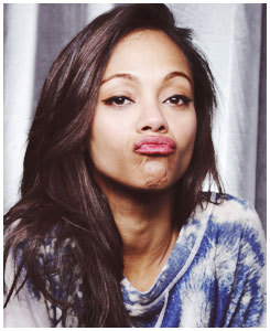 th3wr1ghtl00k:  everythingzoesaldana: Happy 35th Birthday Zoe!   …I need to get