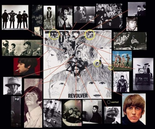 soundsof71: paolayellowdream: all the photos used by klauss voorman for revolver’s cover Now T