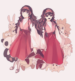 spazzytoaster:  alluka and nanika 