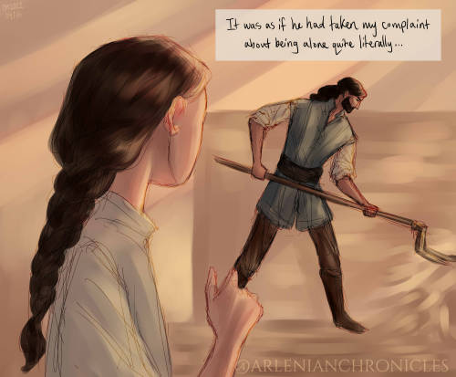 A small scene from chapter 5 of Assassin’s Apprentice! I love watching Burrich bumble around w