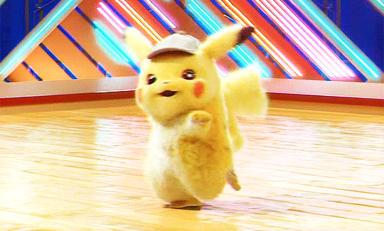 captainpoe: Detective Pikachu dancing!