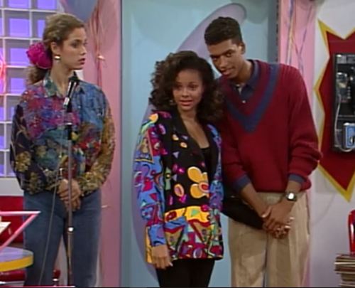 They just love a pattern on Saved By the Bell!