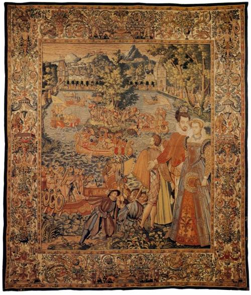 &ldquo;The Valois tapestries&rdquo; (showing court festivities and events at the Valois court held i