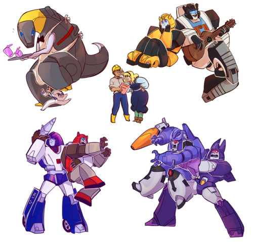 herzspalter:A whole buncha G1 stickers, my friends!These will be available at the table I share with