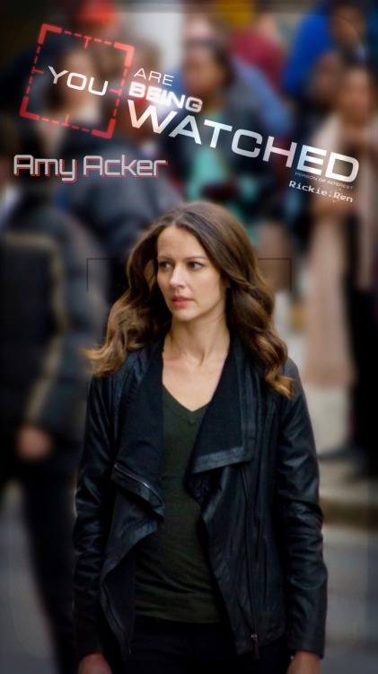 rickieren109:  Back to the time when Person Of Interest was filming episode 411 - If-Then-Else at Wall Street!Some BTS pics of our lovely and sweet Amy Acker!(Please do not remove or cut my watermark from my pics without my knowledge, thanks. )