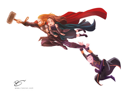 rizoron:  Thor: The Dark World in a nutshell. 
